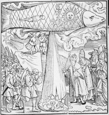 The predicted floods of 1524, (1523).  Creator: Erhard Schön.