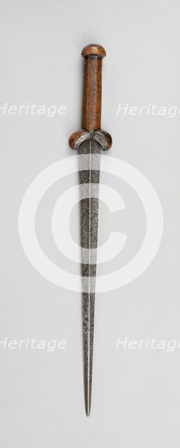 Ballock Dagger, Scotland, early 17th century. Creator: Unknown.