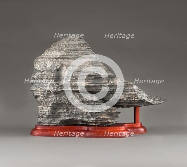 Fringe of Orient on wooden stand, 1700s. Creator: Unknown.