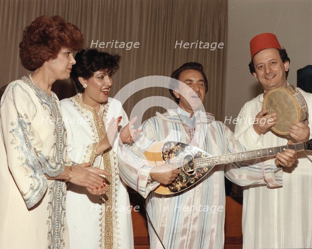 Michael Abittan at a Moroccon evening, March 1989. Artist: Sidney Harris