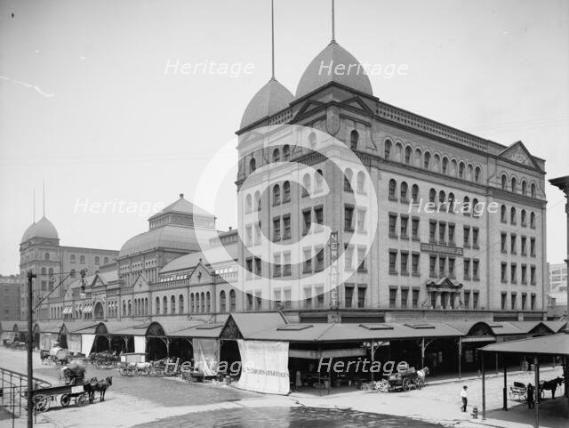Sheriff Street Market, Cleveland, O[hio], c1905. Creator: Unknown.