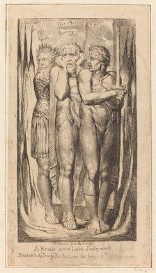 War (The Accusers of Theft, Adultery, Murder), c. 1803/1810. Creator: William Blake.