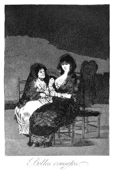 'Wonderful advice', 1799. Artist: Francisco Goya