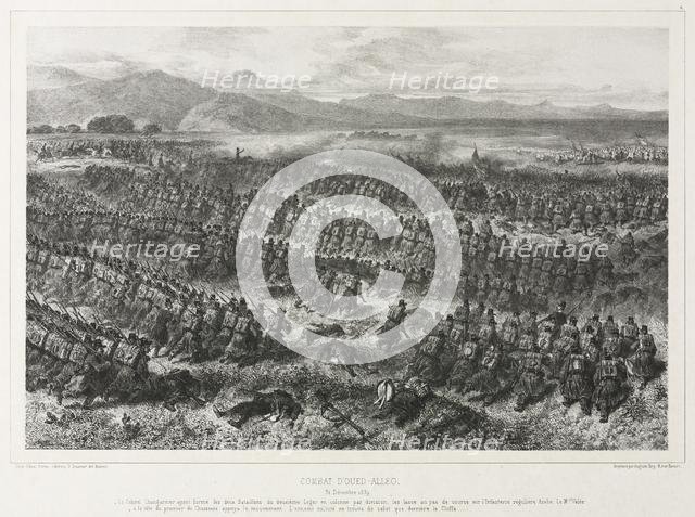 Combat of Oued-alleg, 31 December 1839, 1840. Creator: Auguste Raffet (French, 1804-1860).