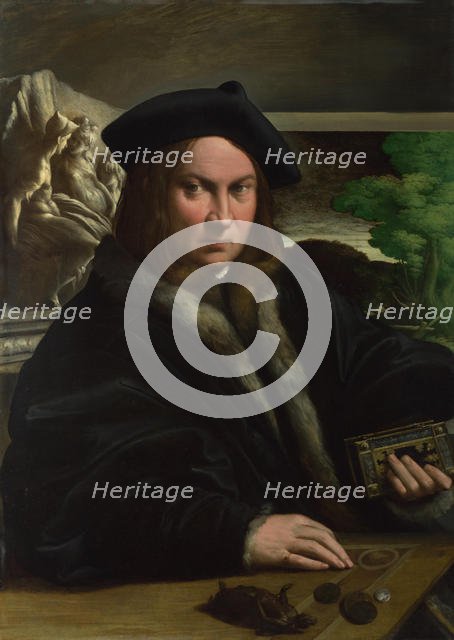 Portrait of a Collector, c. 1523. Creator: Parmigianino (1503-1540).