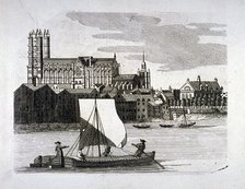 View of Westminster Abbey, London, c1780. Artist: Anon