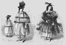 'Riding and Full-Dress costume of the Peruvian Ladies; Lima and the Andes', 1875. Creator: Unknown.