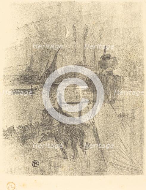 Adieu, 1895. Creator: Henri de Toulouse-Lautrec.