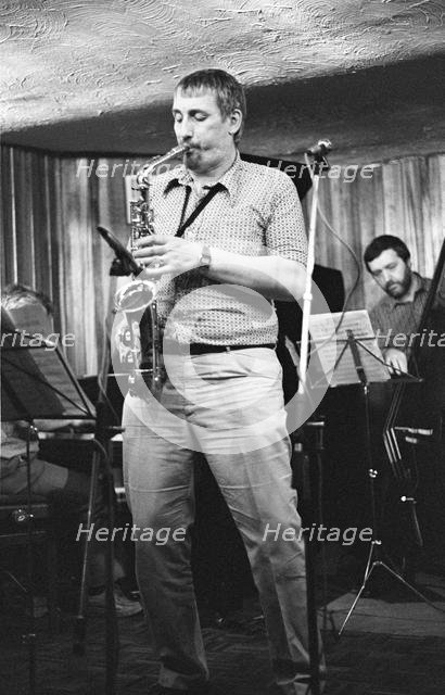 Peter King, Bass Clef, London, May 1985. Creator: Brian O'Connor.