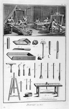 Wood gilders, 1751-1777. Artist: Unknown