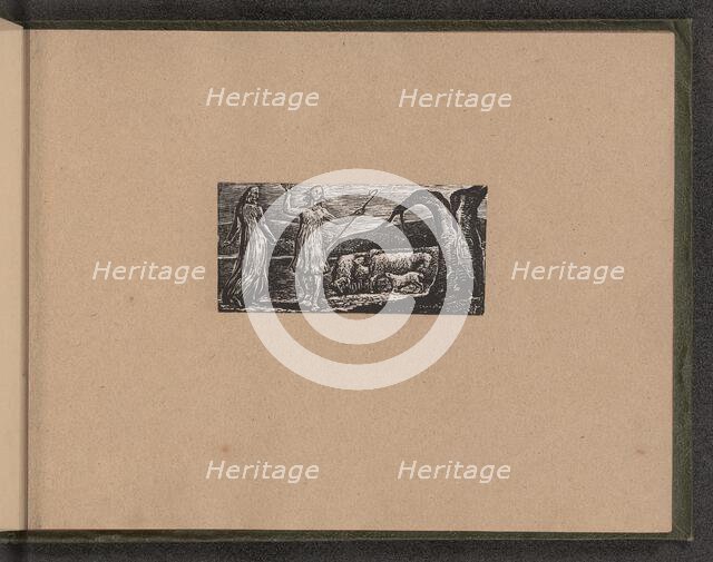 Colinet Departs in Sorrow, 1821. Creator: William Blake.