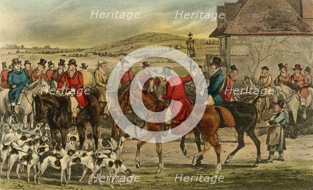 'Mr. Jorrocks introduces the Yorkshireman to the Surrey', 1838. Artist: Henry Thomas Alken.