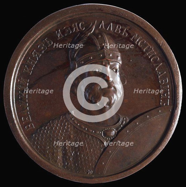 Prince Iziaslav II Mstislavich (from the Historical Medal Series), 1770s. Artist: Anonymous  