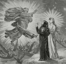 The Divine Comedy, (1307-1321): The Paradise, 1888. Creator: Jean Edouard Dargent.