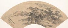 Landscape in the Style of Yan Wengui, 18th century or later, spurious date of 1707. Creator: Unknown.