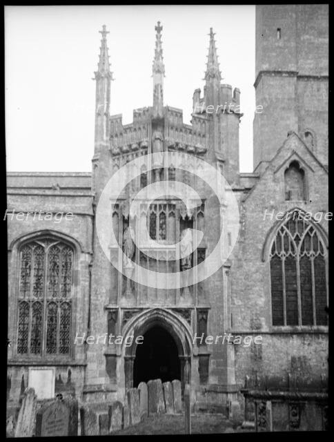 St John The Baptist Church, Church Lane, Burford, West Oxfordshire, Oxfordshire, 1940-1962. Creator: Ethel Booty.