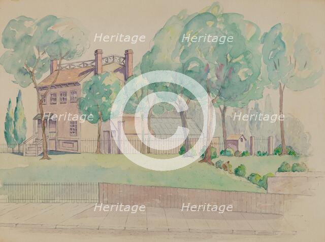 Cargle Estate, c. 1936. Creator: Gladys Cook.