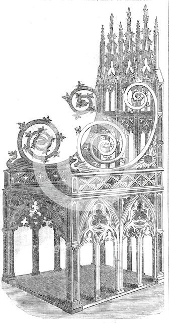 Triumphal Chair of Martin, King of Arragon, 1860. Creator: Unknown.