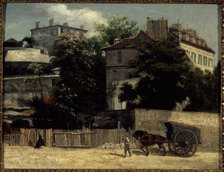 Rue d'Orchampt in Montmartre, 1864. Creator: Napoleon Joseph Bellardel.