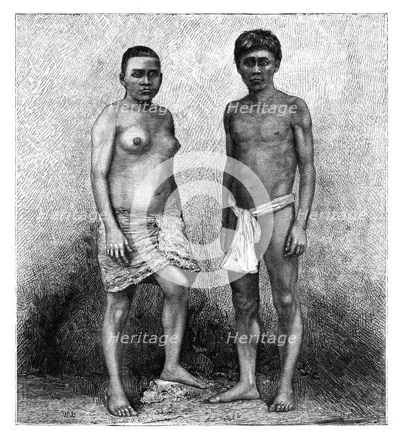 Young Talamancas Indians, Central America, c1890. Artist: Unknown