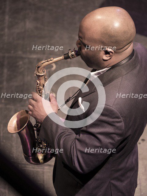 Billy Hart, 2015. Artist: Alan John Ainsworth.