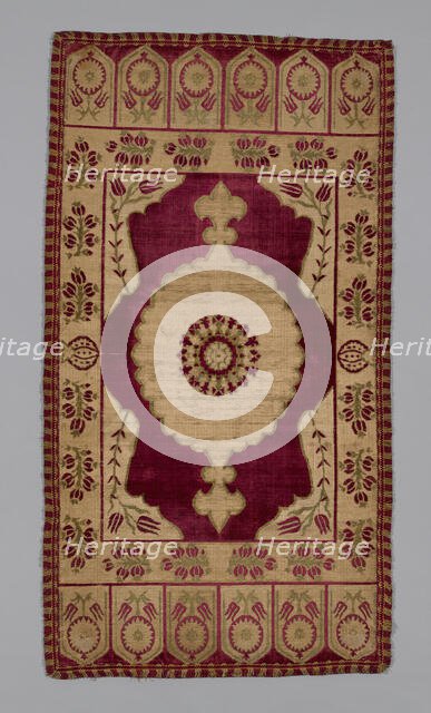 Cushion Cover, Turkey, 17th century. Creator: Unknown.