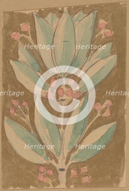 Study for a Border Design, 1890/1897. Creator: Charles Sprague Pearce.