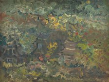 Little Houses by the Forest, 1940-1944. Creator: Arnold Peter Weisz-Kubincan.