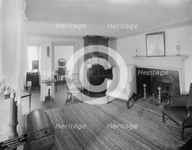 Washington's room at Mt. Vernon, c.between 1910 and 1920. Creator: Unknown.