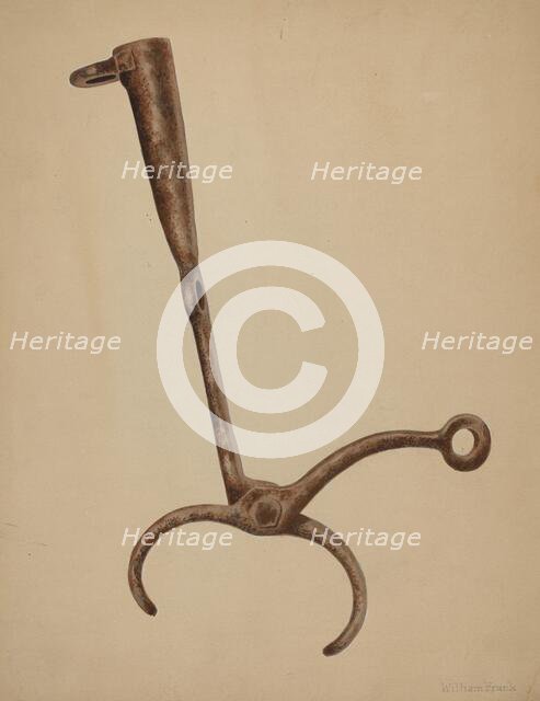 Snubber for Bull, c. 1942. Creator: William Frank.