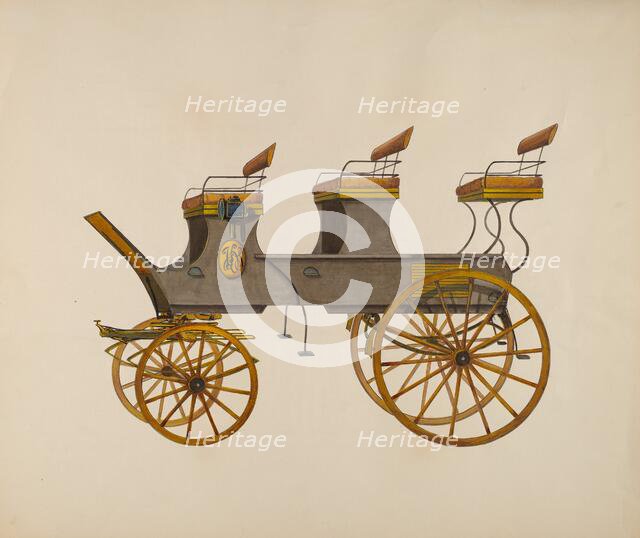 Tally Ho (?) or Brake, c. 1936. Creator: Fred Weiss.