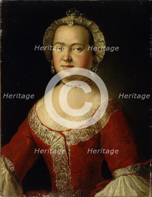 Portrait of Vera Dmitrievna Rezvaya (1809-1849), Early 19th century. Artist: Anonymous  