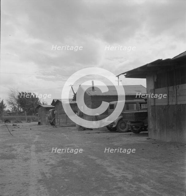 Slums of East El Centro, California, 1937. Creator: Dorothea Lange.