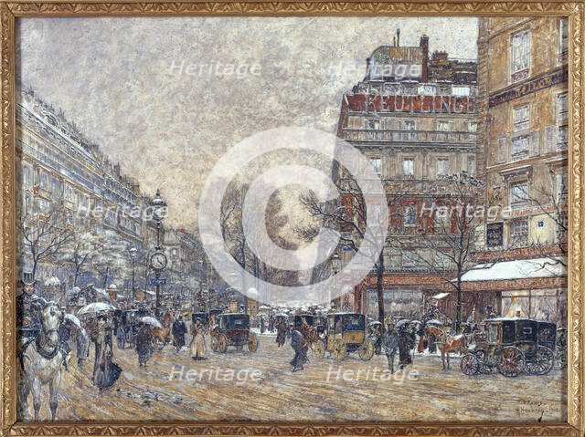 Richelieu-Drouot crossroads, 1902. Creator: Frederic Houbron.