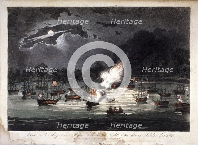 Hyde Park, London, 1814. Artist: Anon