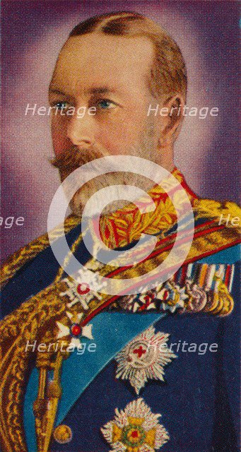 King George V in the uniform of Colonel-in-Chief of the Royal Horse Guards (Blues), 1935. Artist: Unknown.