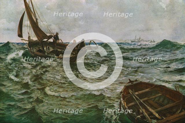 'Adrift', c1890, (c1930).  Creator: Charles Napier Hemy.