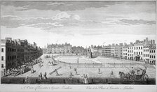 Leicester Square, Westminster, London, c1753. Artist: Anon