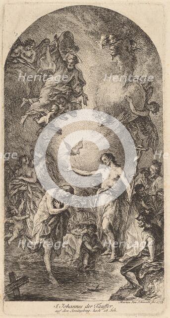 The Baptism of Christ, 1773. Creator: Martin Johann Schmidt.