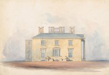 Design for a Classical Country House, Side Elevation, early 19th century. Creator: Anon.