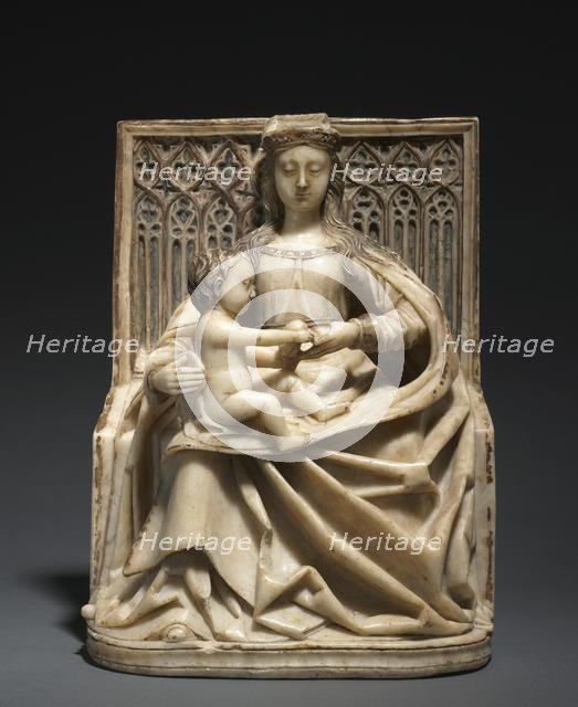 Enthroned Virgin and Child, c. 1480s. Creator: Gil de Siloé (Spanish, c. 1501).