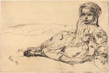 Bibi Valentin, 1859. Creator: James Abbott McNeill Whistler.