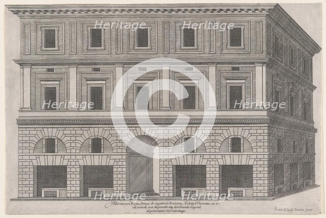 Speculum Romanae Magnificentiae: Alberini Palace, late 16th century., late 16th century. Creator: Anon.