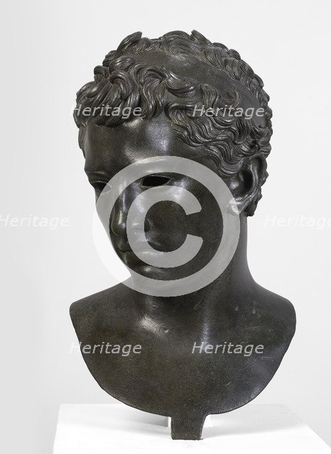The head of Juba II, King of Numidia, from Volubilis, Morocco, 25 BC-23 CE.