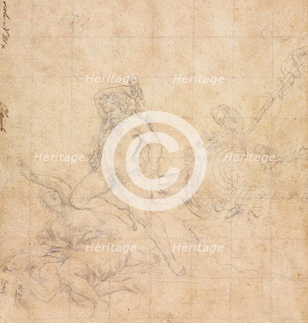 Hercules and the Girdle of Hippolyta, first quarter 1600. Creator: Filippo Napoletano (Italian, c. 1587-c. 1629).