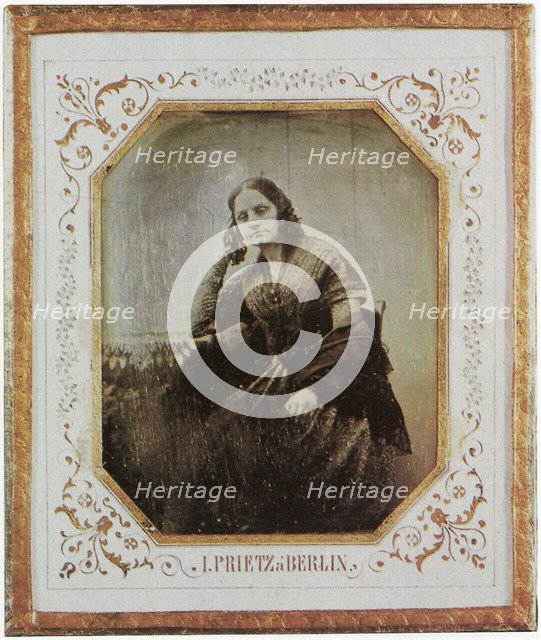 Countess Maria Nikolayevna Volkonskaya, Irkutsk, Siberia, Russia, 1845. Artist: Alfred Davignon