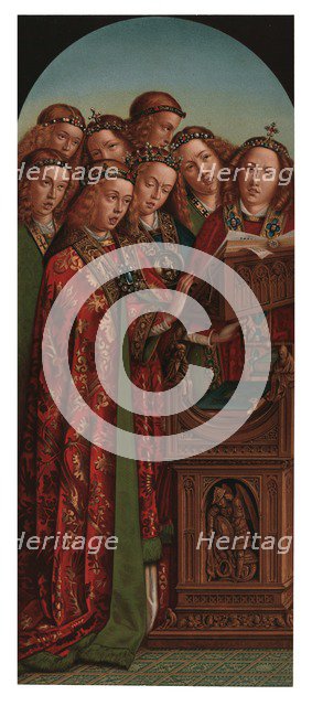 An angelic choir, (c1865). Creator: Christian Schultz.