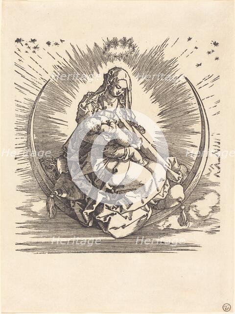 The Madonna on the Crescent, 1510/1511. Creator: Albrecht Durer.