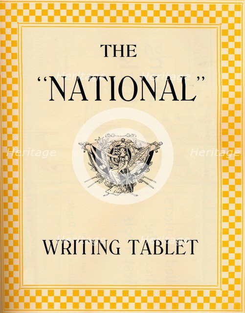 'The National Writing Tablet', 1916. Artist: RH Stevens & Co.