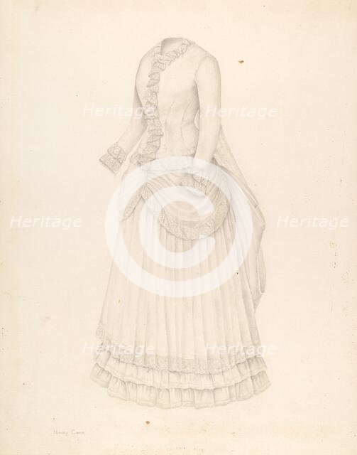 Wedding Dress, c. 1939. Creator: Nancy Crimi.